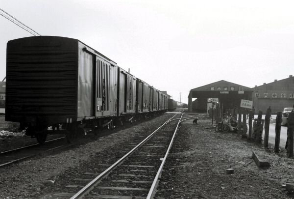 引き込み線の貨車